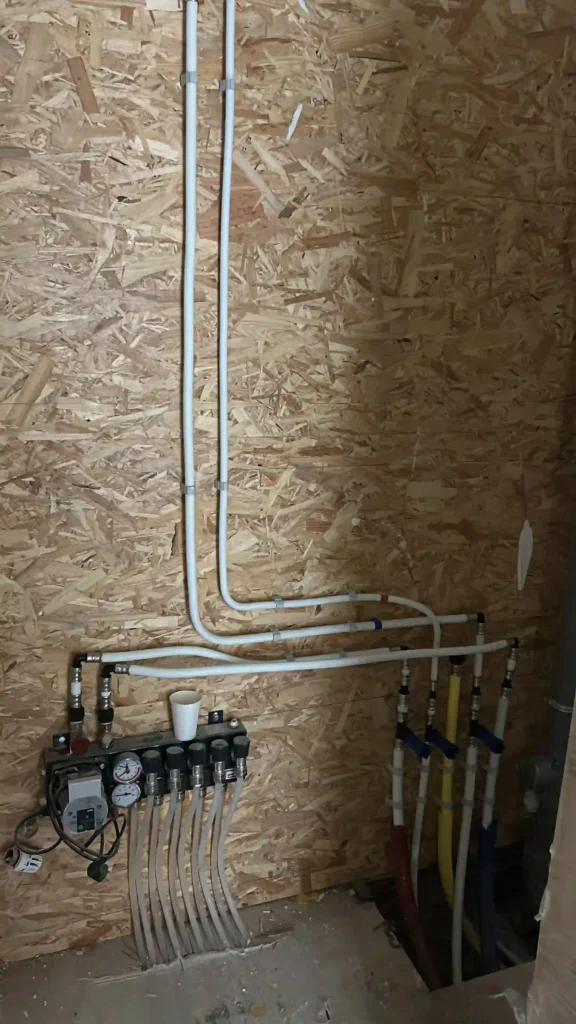 CV-ketel leidingwerk