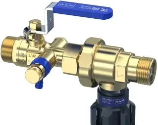 Keerklep voor legionella beheer